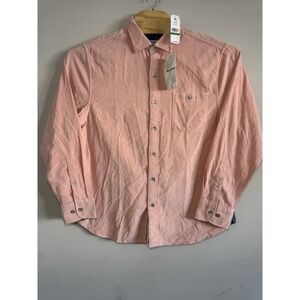 Tommy Bahama Sandwash Cord Shirt Peachy Keen Corduroy Resort Men's L NWT